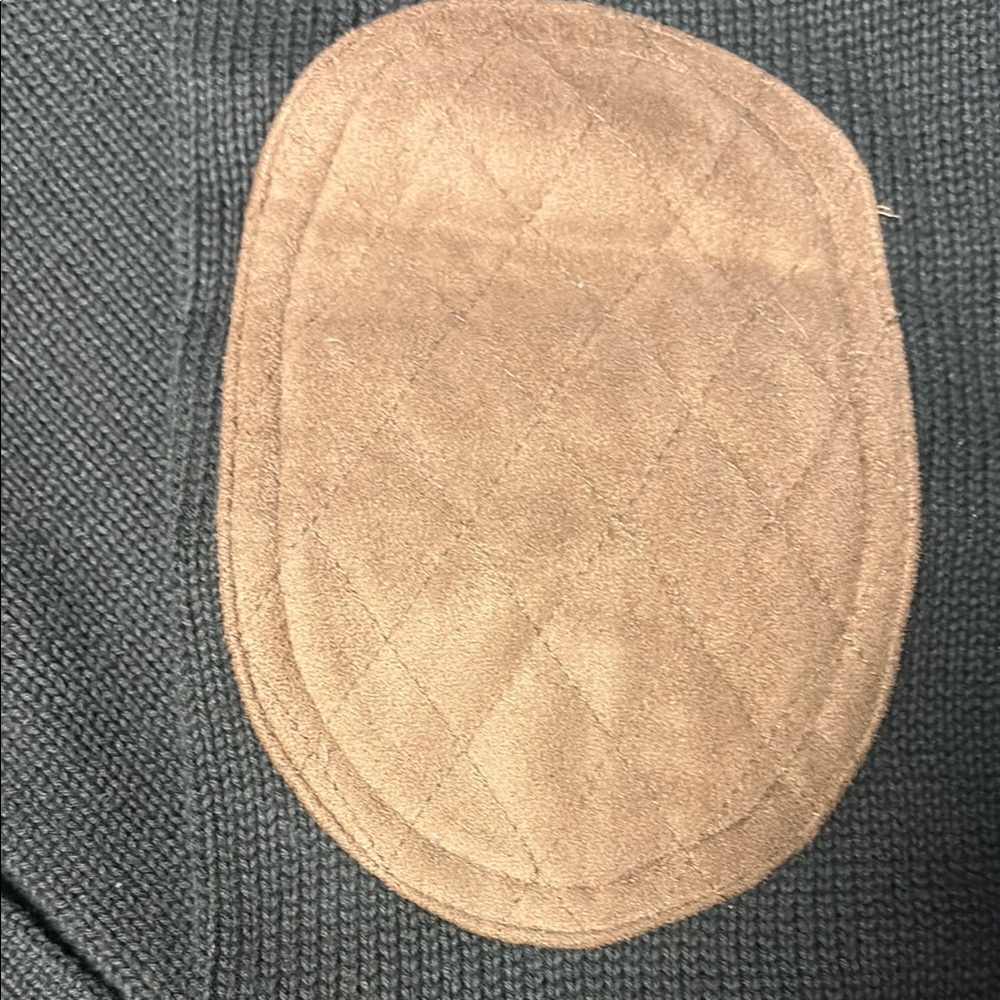 Ralph Lauren Men's Olive Green Sweater with Tan Accents - Picture 3 of 6